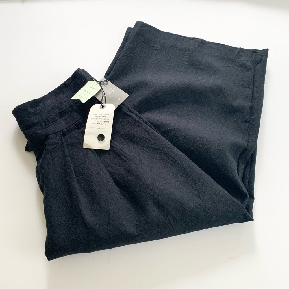 Anthropologie Cartonnier Wide Leg Linen Pant - Picture 5 of 7